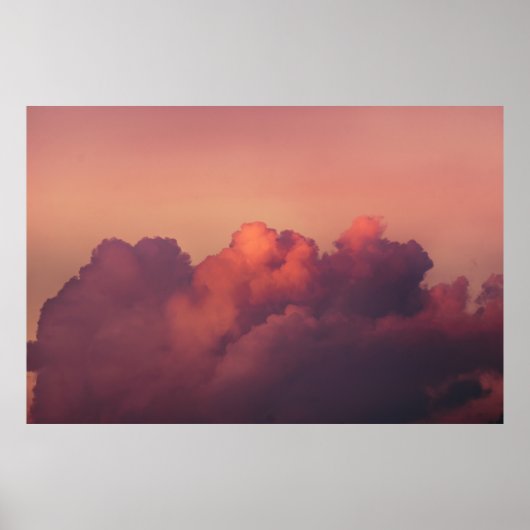 POSTER CIEL BLEU ET BLANC (Devant)