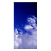 Poster Ciel bleu et nuages blancs (Devant)