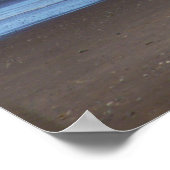 Poster Ciel bleu et plage Imprimer (Coin)