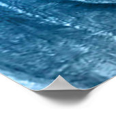 Poster Ciel bleu glace (Coin)