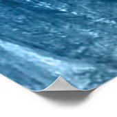 Poster Ciel bleu glace (Coin)