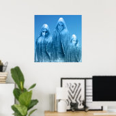 Poster Ciel bleu glace (Bureau à domicile)