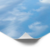 Poster Ciel bleu nuages Arrière - plans Ciel Ciel Design (Coin)