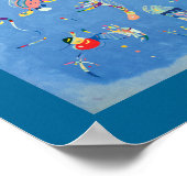 Poster Ciel bleu par Wassily Kandinsky (Coin)