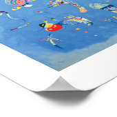 Poster Ciel bleu par Wassily Kandinsky (Coin)