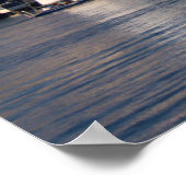 Poster Ciel bleu sur le front de mer d'Elliott Bay (Coin)