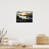 Poster Ciel brillant à Emerald Bay Lake Tahoe en Californ (Cuisine)