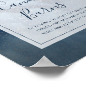 Poster Ciel Céleste Avec Cadre Ce Panneau De Bougie Brûle (Coin)