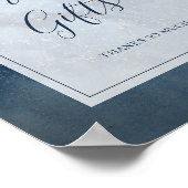 Poster Ciel céleste avec cartes encadrées et panneau de c (Coin)