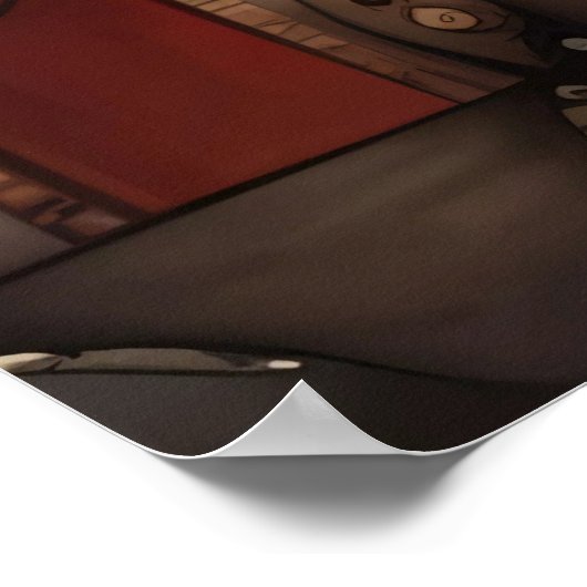 Poster Ciel céleste Boho (Coin)