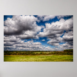 Poster Ciel de campagne