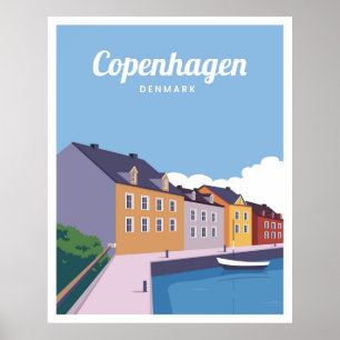 Poster Ciel de Copenhague