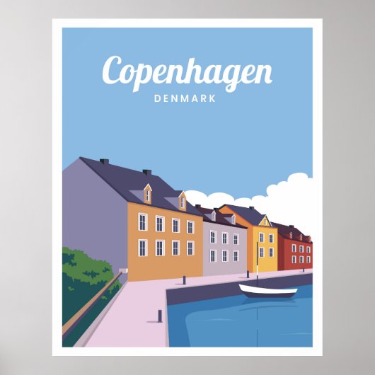 Poster Ciel de Copenhague (Devant)
