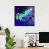 Poster Ciel de licorne | Nuit étoilée (Bureau à domicile)