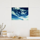 Poster Ciel de Nuages (Cuisine)