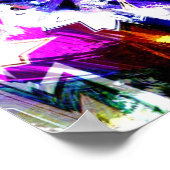 Poster Ciel de nuit Mandala 1 (Coin)