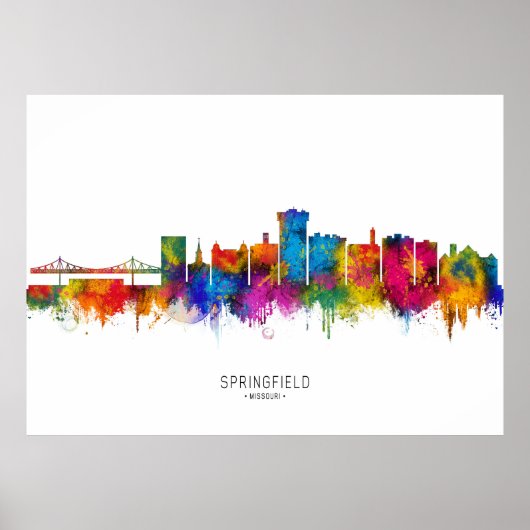 Poster Ciel de Springfield Missouri (Devant)