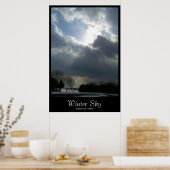 Poster Ciel d'hiver (Cuisine)