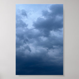 Poster Ciel d'orage sombre et maussade Photographie de nu