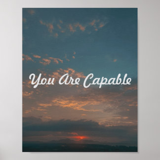 Poster Ciel du soleil