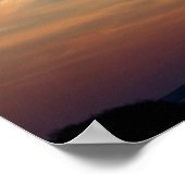 Poster Ciel du soleil d'hiver (Coin)