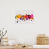 Poster Ciel en aquarelle arrière - plan (Cuisine)