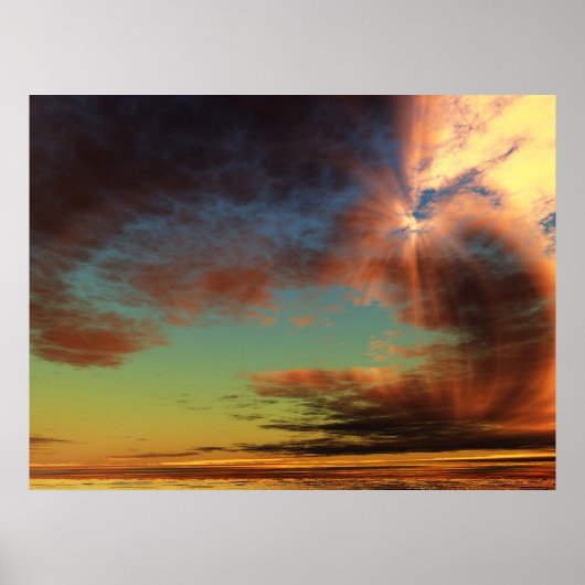 Poster Ciel en chute (Devant)