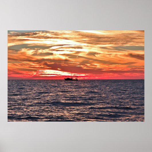 Poster Ciel en feu (Devant)