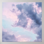 Poster Ciel esthétique et nuage (Devant)