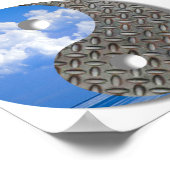 Poster ciel et métal (Coin)