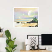 Poster Ciel et Terre 6 (Bureau à domicile)