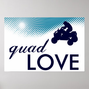 Poster ciel grand quad amour