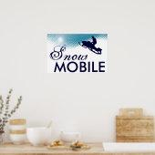 Poster ciel haute motoneige (Cuisine)