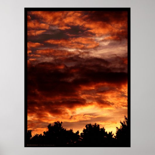 Poster Ciel infernal (Devant)