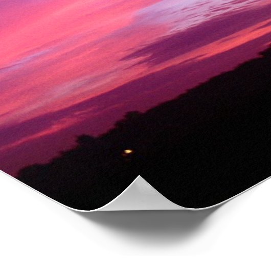 Poster ciel nocturne (Coin)