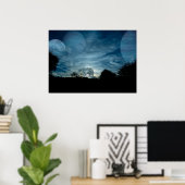 Poster Ciel nocturne (Bureau à domicile)
