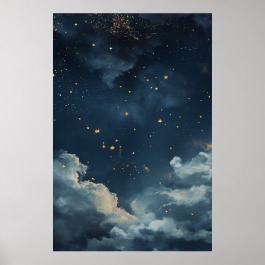 Poster Ciel nocturne (Devant)