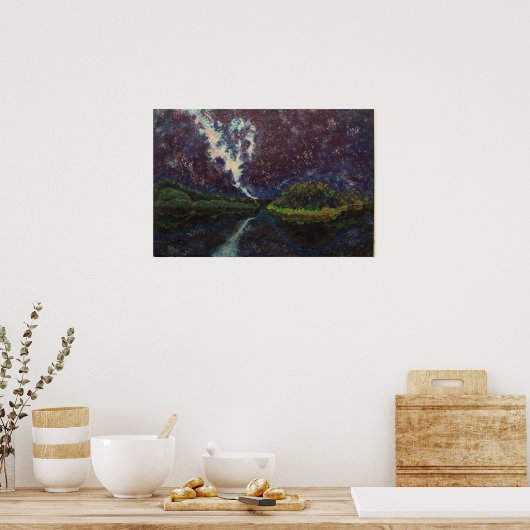 Poster Ciel nocturne (Cuisine)