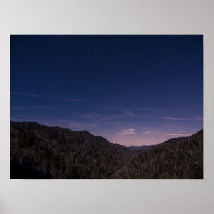 Poster Ciel nocturne au Dôme de Clingman