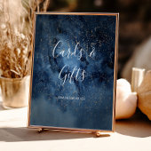 Poster Ciel nocturne céleste | Panneau de cartes et de ca