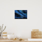 Poster Ciel nocturne de la nébuleuse d'Aurore. (Cuisine)