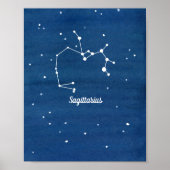 Poster Ciel nocturne Sagittarius Constellation (Devant)