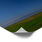 Poster Ciel nocturne, St. Ignace, Michigan (Coin)