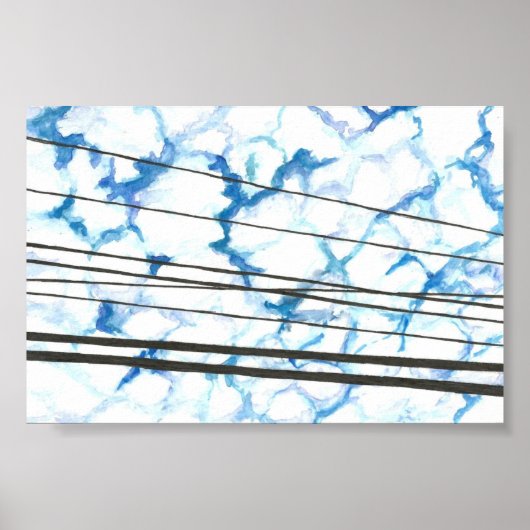 Poster Ciel nuageux (Devant)