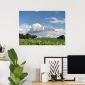 Poster Ciel nuageux (Bureau à domicile)