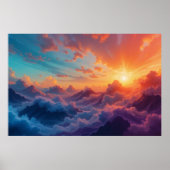 Poster Ciel Océan (Devant)