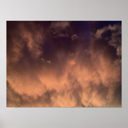 Poster Ciel orageux (Devant)