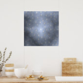 Poster Ciel orageux pluvieux. Gris et Bleu. (Cuisine)