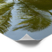 Poster Ciel Reflété Dans Le Lac Encore Tropical (Coin)