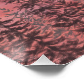 Poster Ciel rouge du soir (Coin)